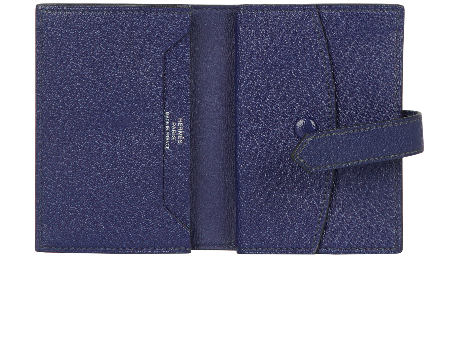 Hermes Bearn Cardholder, &pound;450, Accessories, Blue, Leather, Other view